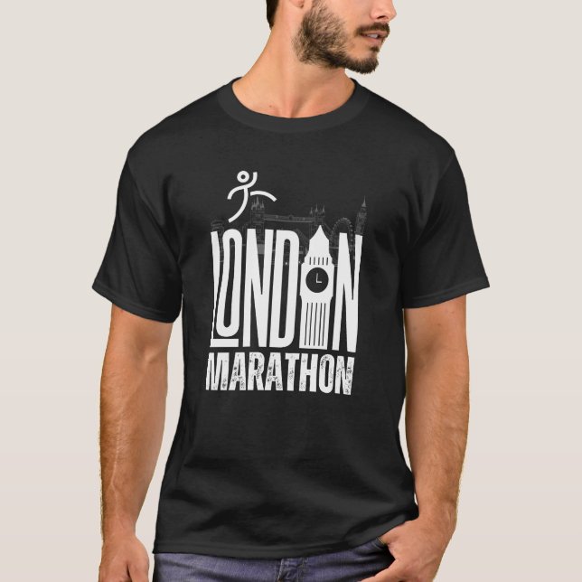 T-shirt Marathon de Londres (Devant)