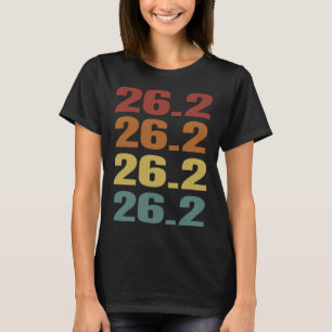 T-shirt Marathon Runner Retro Running 26 2 Miles