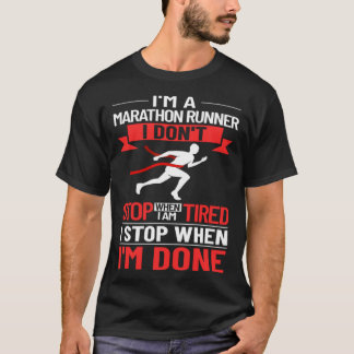 T-shirt Marathon Running Training Runner Finisher Coach Be