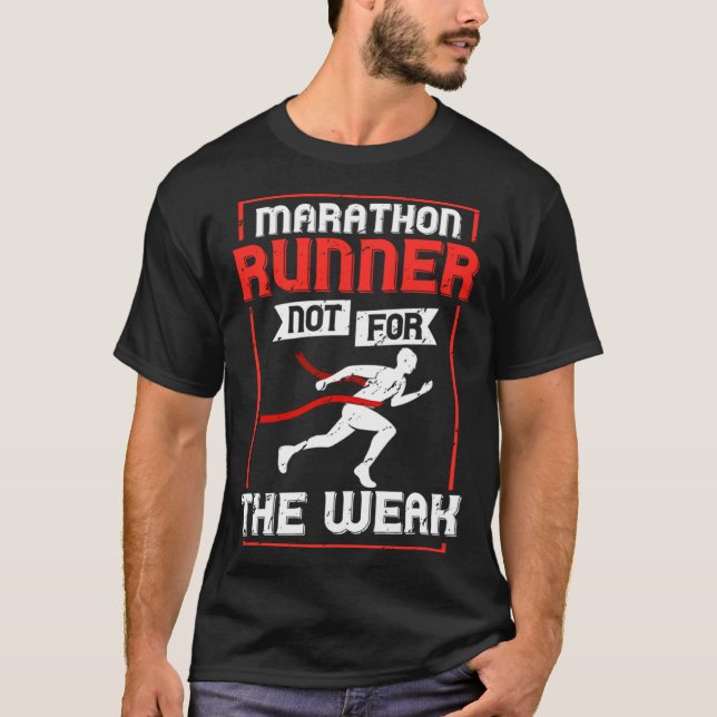 T-shirt Marathon Running Training Runner Finisher Coach Be (Devant)