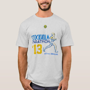 T-shirt Marathon Suède de Stockholm