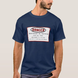 T-shirt Marathoner de danger