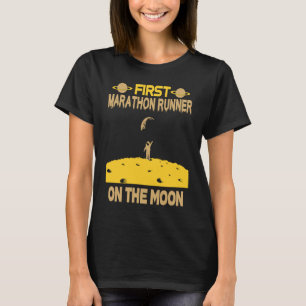 T-shirt Marathonien sur la Lune