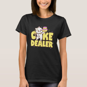 T-shirt Marchand de gâteaux Mal aux dents avec tarte