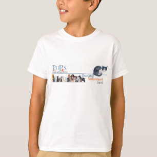 T-shirt Marchandise de logo de PUPs avec chat en smoking