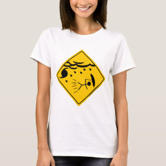 T-shirt Marchandises et habillement d'avertissement de