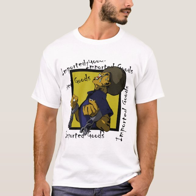 T-shirt Marchandises importées (Devant)