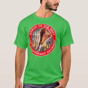 T-shirt Marche au beat d'un batteur différent