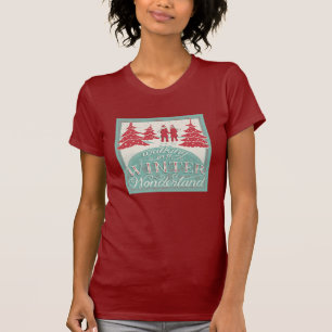 T-shirt Marche au pays des merveilles d'hiver