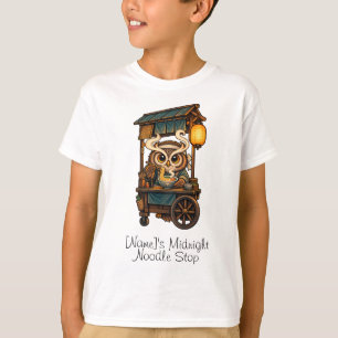 T-shirt Marché de nuit à la lanterne du chariot de ramen d