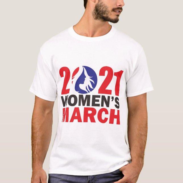 T-shirt Marche des femmes de 2021 (Devant)