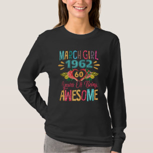 T-shirt Marche Des Femmes Vêtements Fille 1962 60 Ans D'Êt