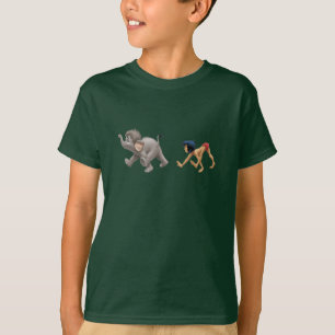 T-shirt Marche des Mowgli et des bébés éléphants du li