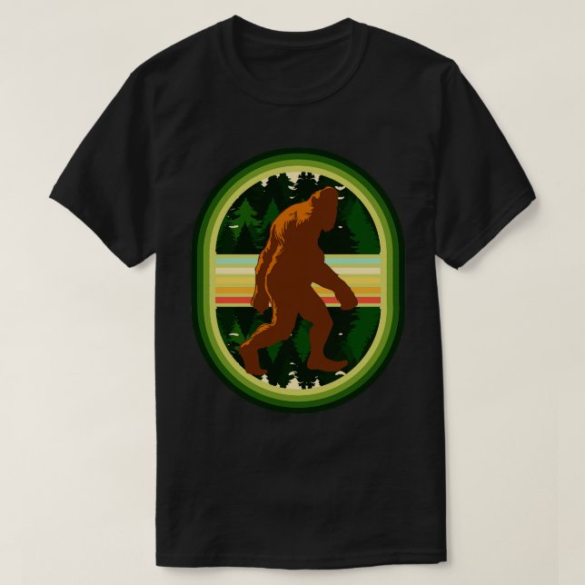 T-shirt marche devant les arbres (Design devant)