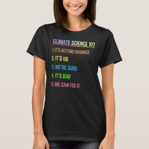 T-shirt Marche scientifique - Un don Jour des terres pour