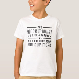 T-shirt Marché stock Le Marché Est Comme Un Commerce De Fe