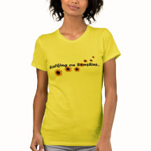 Marche sur la chemise de soleil