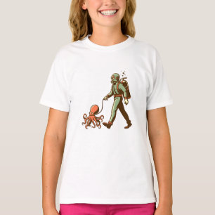 T-shirt Marcher la pieuvre