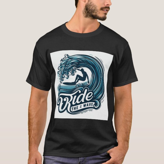T-shirt Marcher la vague (Devant)