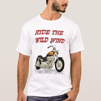 T-shirt Marcher le vent sauvage, tee - shirt