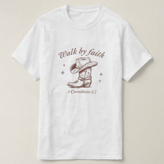 T-shirt marcher par la foi