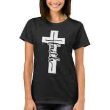 Marcher par la foi Tee Blk