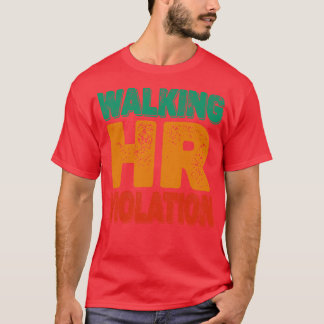 T-shirt Marcher sa violation offensive 1