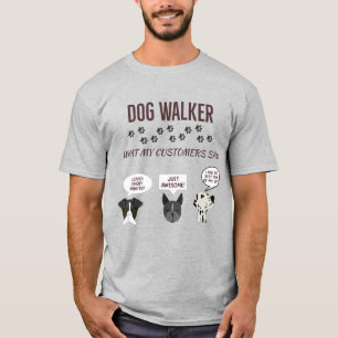 T-shirt Marcheur de chien
