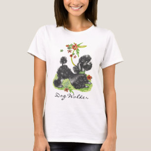 T-shirt marcheur de chien vintage