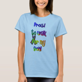 T-shirt Marcheur de sensibilisation sur l'autisme