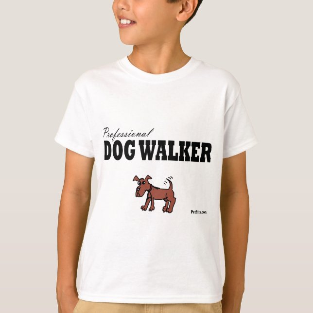 T-shirt Marcheur professionnel de chien (Devant)