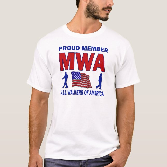 T-SHIRT MARCHEURS DE MAIL DE L'AMÉRIQUE (Devant)