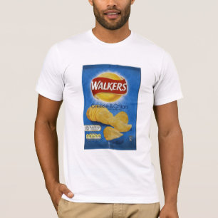 T-shirt Marcheurs fromage et chips d'oignon