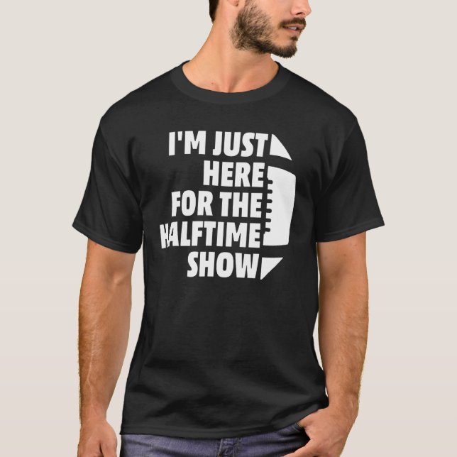 T-shirt Marching Band Je suis juste ici pour le Halftime S (Devant)