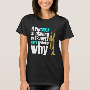 T-shirt Marching concert jazz musicien comique trompette