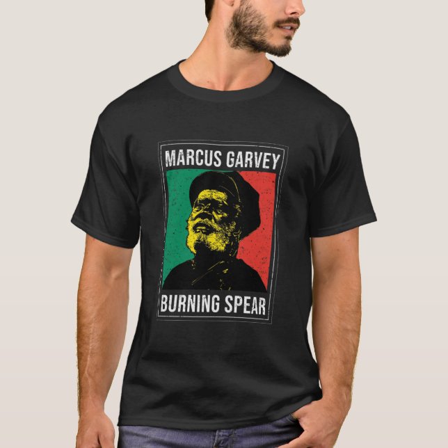 T-shirt Marcus Garvey - Burning Spear Essential (Devant)