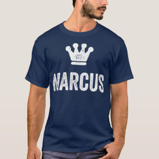 T-shirt Marcus le Roi Couronne & Nom Design pour Homme Cal