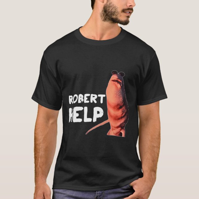T-shirt Marcus The Worm Meme Funny Graphics Vrchat Robert  (Devant)