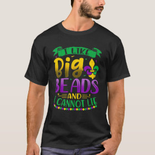 T-shirt Mardi Gras 2022 J'Aime Les Grandes Perles Et Je Ne