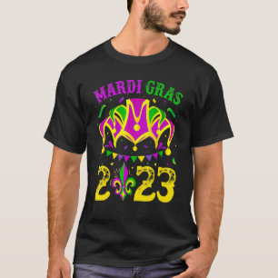 T-shirt Mardi Gras 2023 Mask Beads Costume Hommes Femmes G