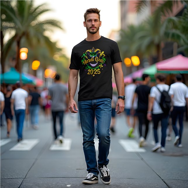 T-shirt Mardi Gras 2025 : Laissez les bons moments rouler  (Mardi Gras 2025 T-Shirt. )