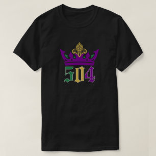 T-shirt Mardi Gras 504