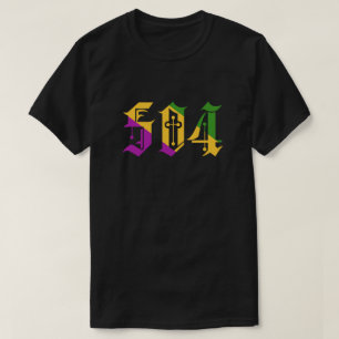 T-shirt Mardi gras 504