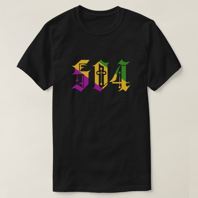 T-shirt Mardi gras 504 (Design devant)