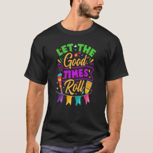 T-shirt Mardi Gras A Laissé Le Bon Temps Rouler