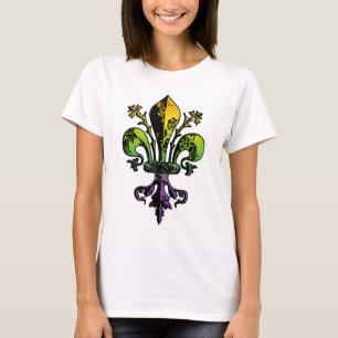 T-shirt Mardi gras antique Fleur