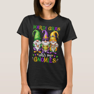 T-shirt Mardi Gras Avec Mes Gnomies Squad Gnomes 2025 Cost