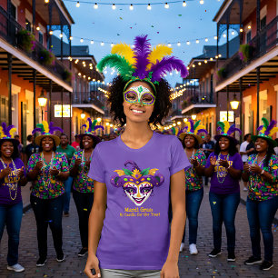 T-shirt Mardi Gras Bead Hustler