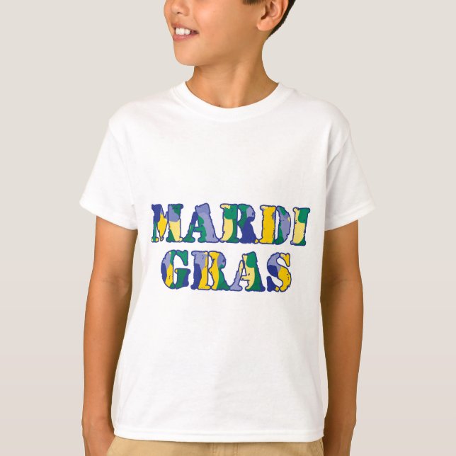 T-shirt Mardi gras Camo (Devant)