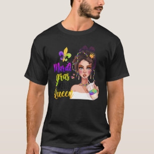 T-shirt Mardi Gras Carnaval 2022 Queen Fat Tuesday Party N